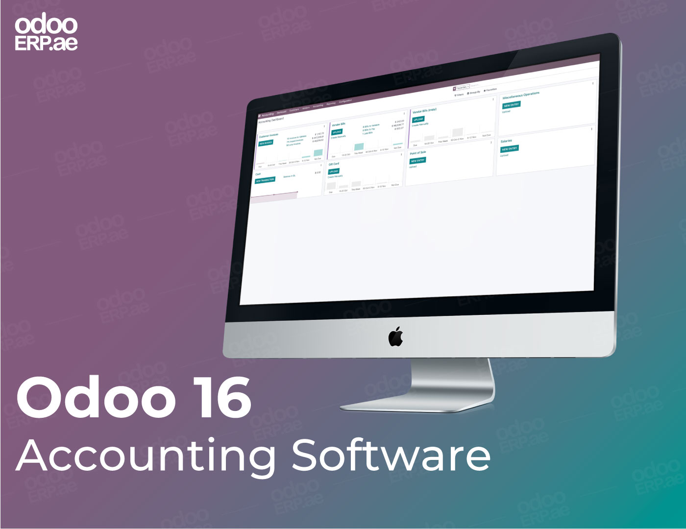 Capturing and updating financial data with Odoo Accouting System.  