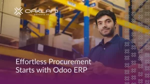 Procurement is easier with Odoo ERP System